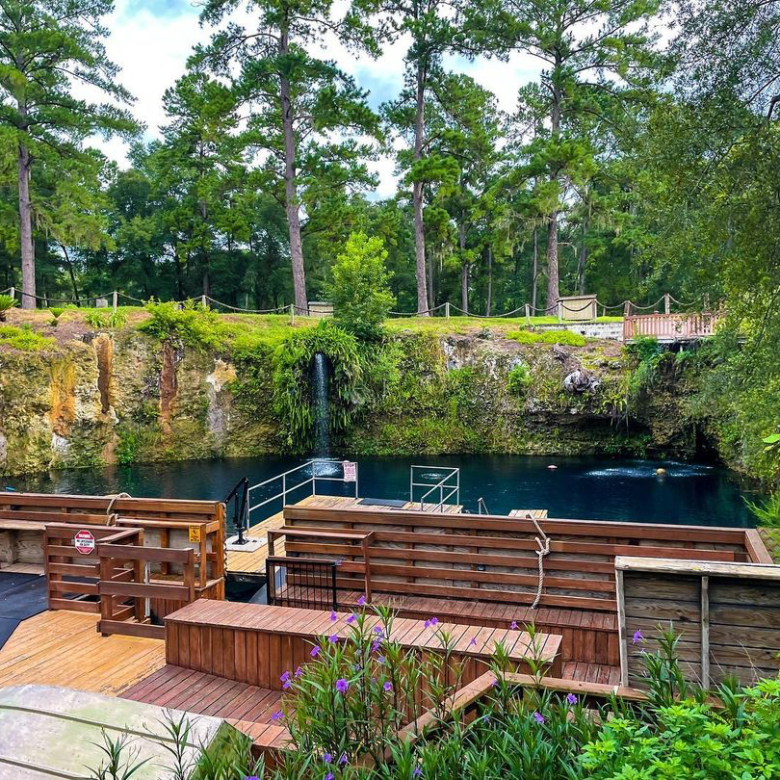 a group of people sitting on a bench in a park